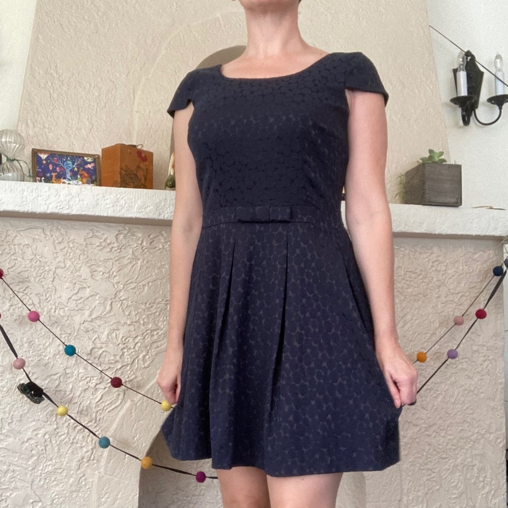 Anthropologie Paper Crown Rosette Dress Size S